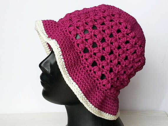 Foldable, airy sunhat, sizes newborn - adult, crochet pattern - Image 7