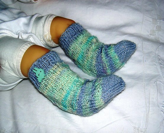 Strickanleitung Baby Spiralsocken 0 12 Monate