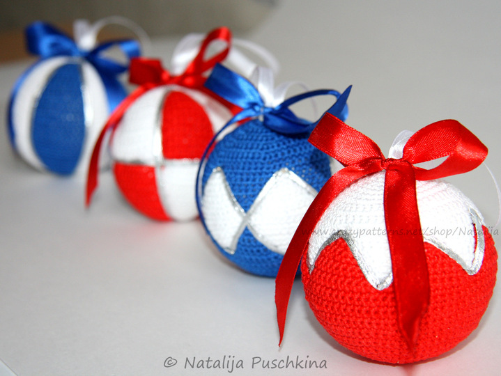 Christbaumkugeln in 4 Designs - Häkelanleitung für alle DIY Fans