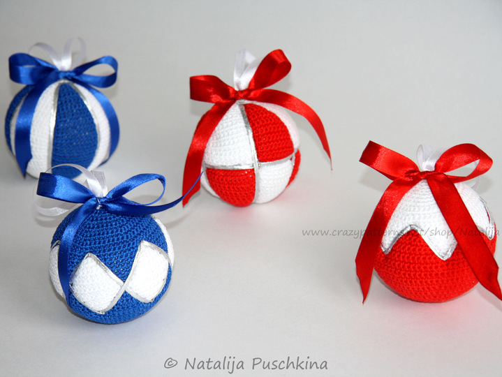 Christbaumkugeln in 4 Designs - Häkelanleitung für alle DIY Fans