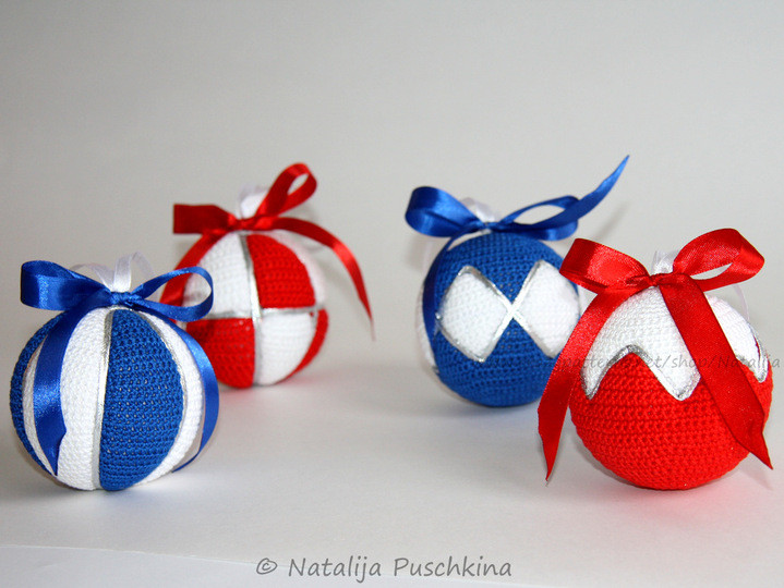 Christbaumkugeln in 4 Designs - Häkelanleitung für alle DIY Fans