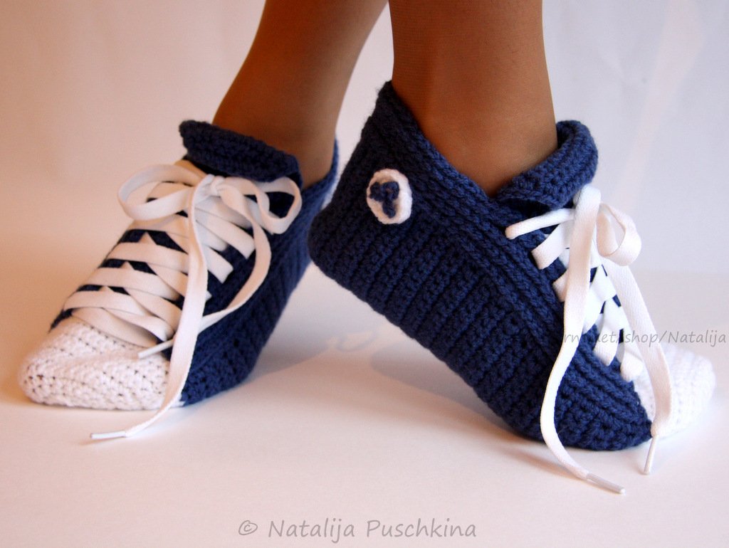 Crochet Pattern home splippers - Size UK 3,5-12 - Image 2