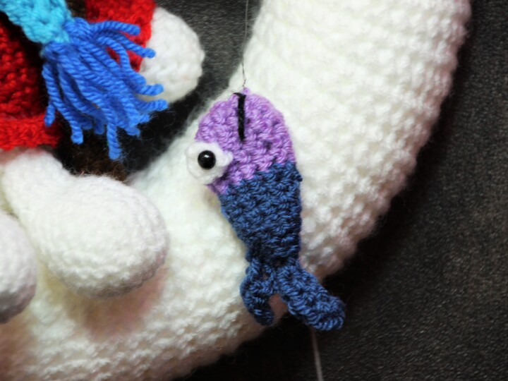 Winter Door Wreath Polar Bear Knut - Crochet Pattern