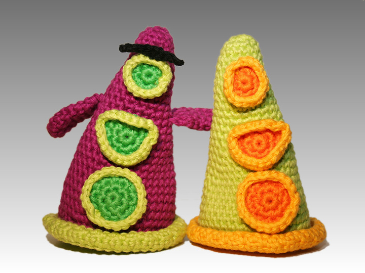 Purpur Tentakel & Grün Tentakel - Häkelanleitung