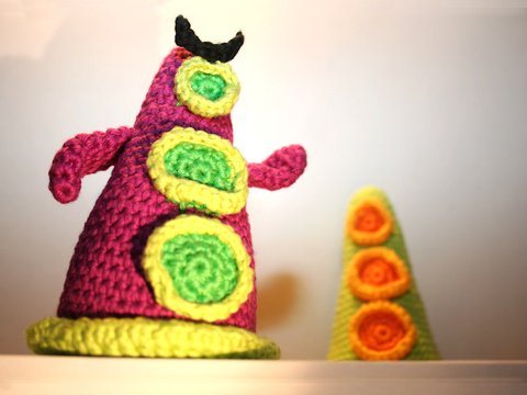 Purple Tentacle & Green Tentacle - Crochet Pattern