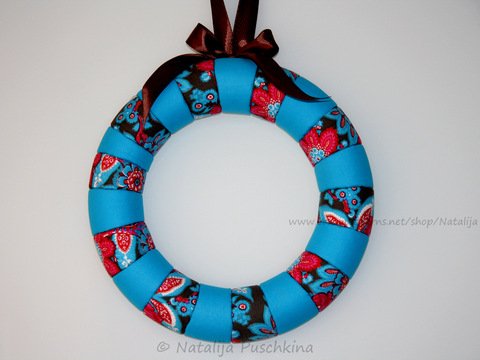 Kranz ohne Nähmaschine - ganz einfach