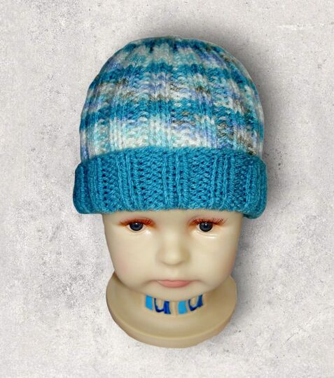 Strickanleitung Mütze Baby / Kleinkind unisex 4 - 12 Monate   #036