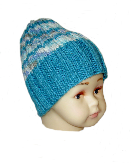 Strickanleitung Mütze Baby / Kleinkind unisex 4 - 12 Monate