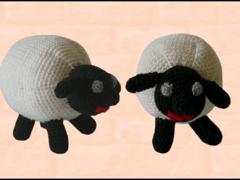 Häkelanleitung Schaf »Walther«