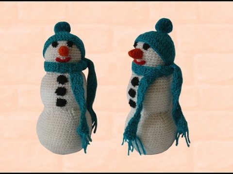 Häkelanleitung Schneemann »Flocke«