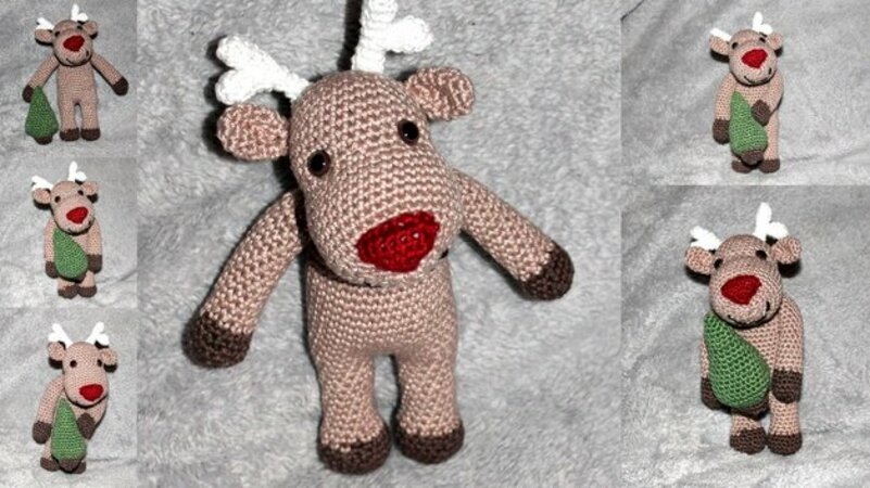 reindeer crochet pattern
