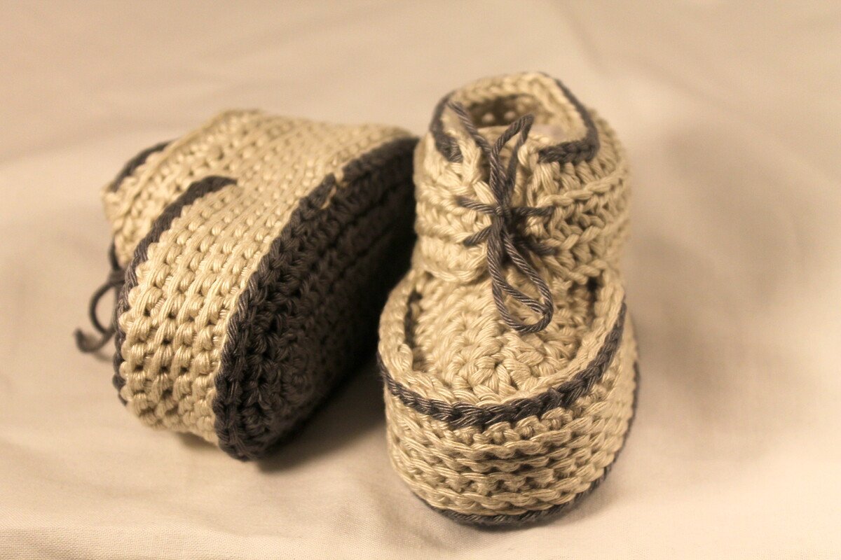 Laced boots in 4 different sizes (3,5/ 4/ 4,3/ 4,7 inches) crochet pattern - Image 2