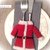Bestecktasche / Serviettenring "Weihnachtsmann"