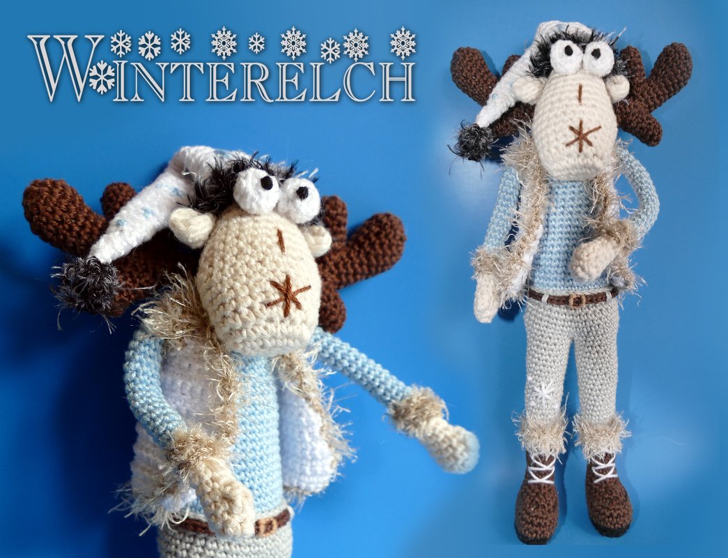 Weihnachtlicher Winterelch