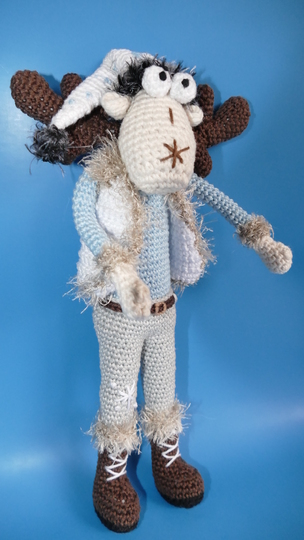 Weihnachtlicher Winterelch