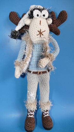 Weihnachtlicher Winterelch