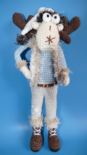 Weihnachtlicher Winterelch