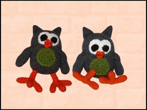 Häkelanleitung Eule »Frieda«