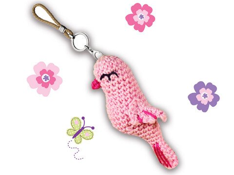 Schlüsselanhänger "Kleiner Vogel", ca. 9,5 cm