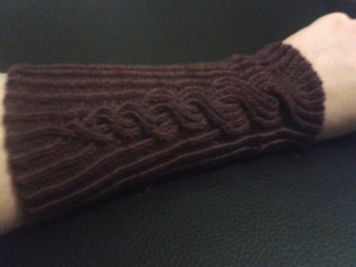 Strickanleitung - Armstulpen "Äsculab"