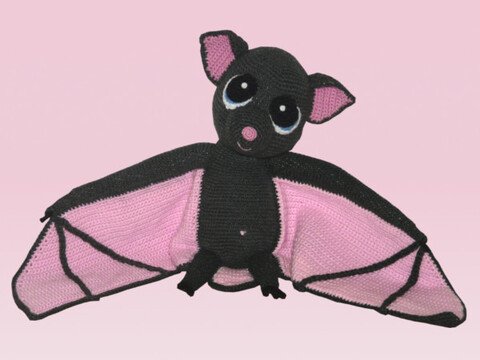 Häkelanleitung Betty die Fledermaus