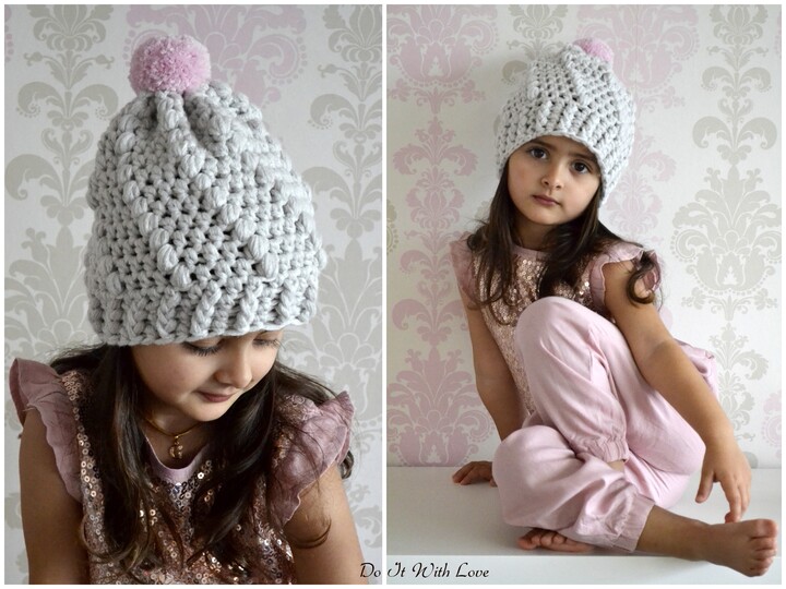 Bommelmütze "Bubbles" Häkelanleitung E-Book