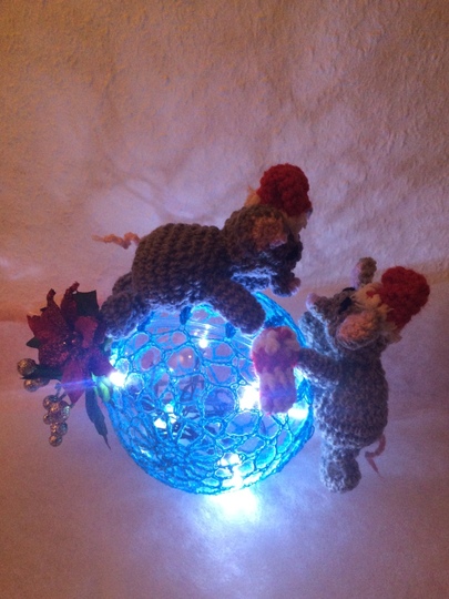 Häkelanleitung - Kleine Weihnachtsmäuse