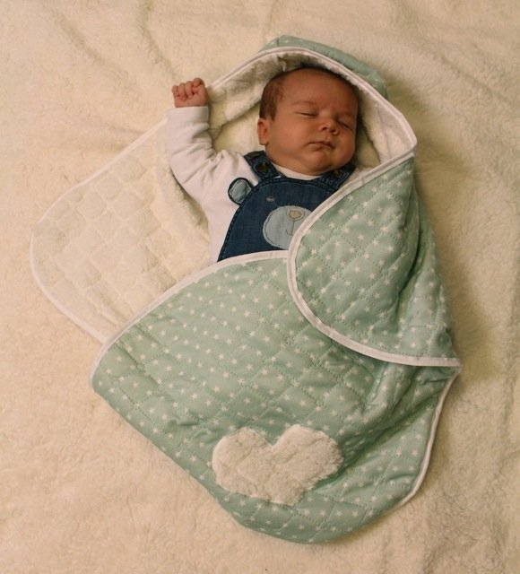 MANOLOs baby blanket pattern for baby seat - Image 9