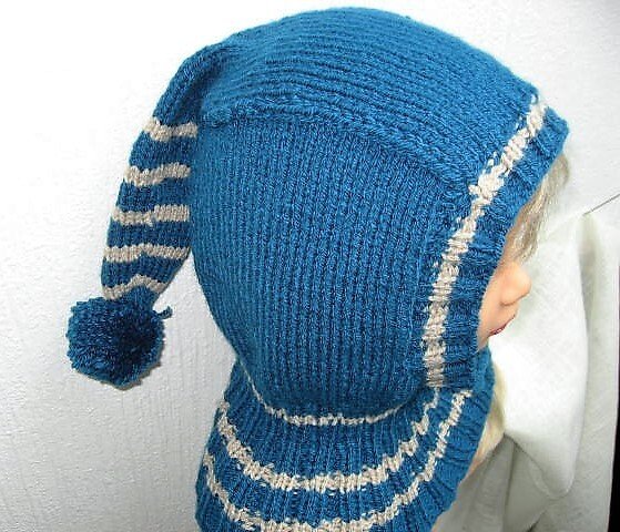 Kleinkinder Schalmütze, gestrickt