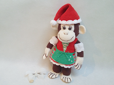 Häkelanleitung Affelina das Bayerisches Weihnachtsmädchen