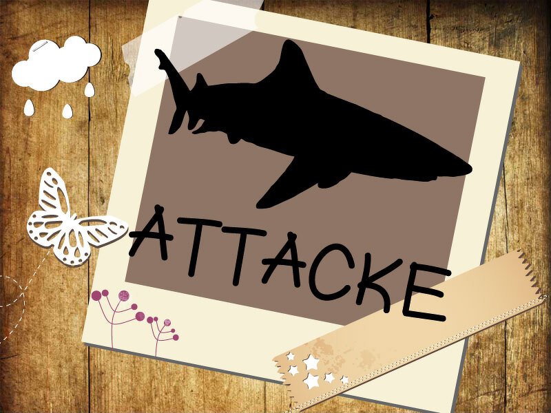 Plotterdatei "Hai ATTACKE"