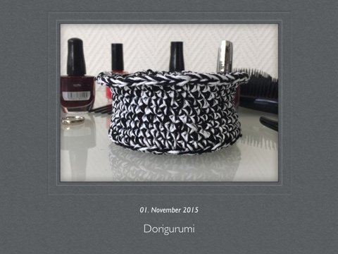 Kostenlose Häkelanleitung Utensilo / Korb / Schale