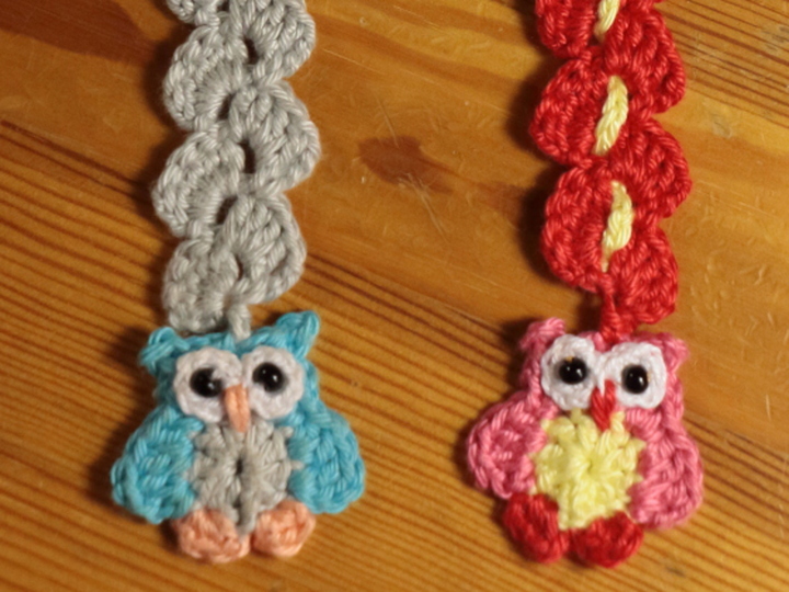 Crochet instruction - Bookmark owl "Minchen" gift idea