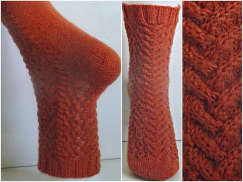 Kostenlose Strickanleitung Campasura Socken mit 4fach Sockengarn