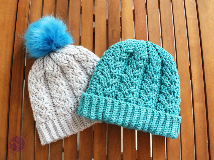 Sports hats “Freestyle” (all sizes, cable braid pattern)