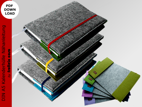 Nähanleitung "DIN A5 Kalenderhülle"