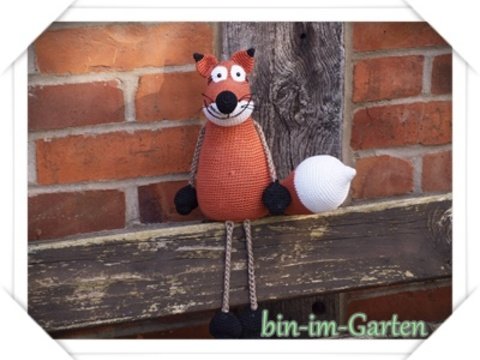 Kantensitzer Fuchs Häkelanleitung PDF