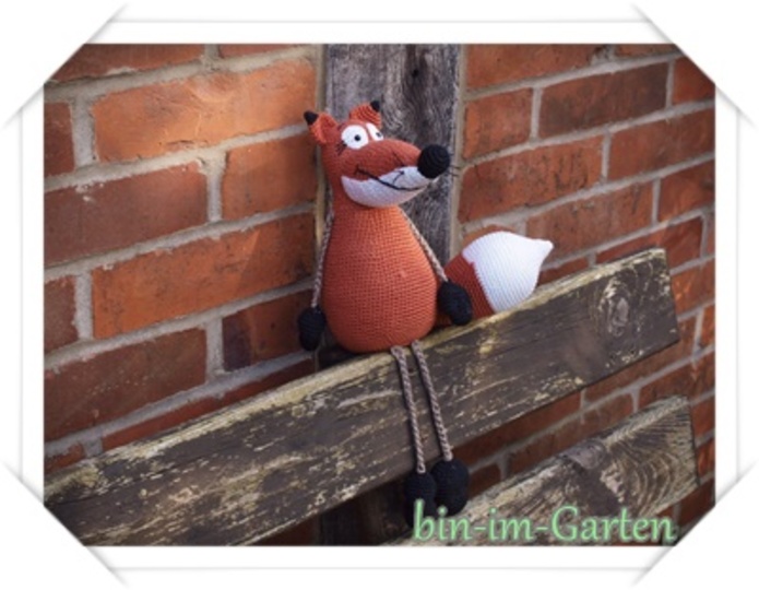 Kantensitzer Fuchs Häkelanleitung PDF