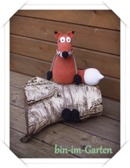 Kantensitzer Fuchs Häkelanleitung PDF