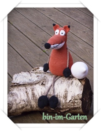 Kantensitzer Fuchs Häkelanleitung PDF