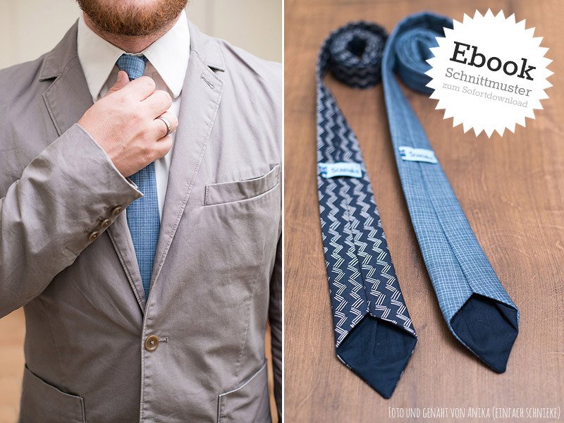 Krawatte „Arne“ für Kinder, Jugendliche und Erwachsene - Bild 3