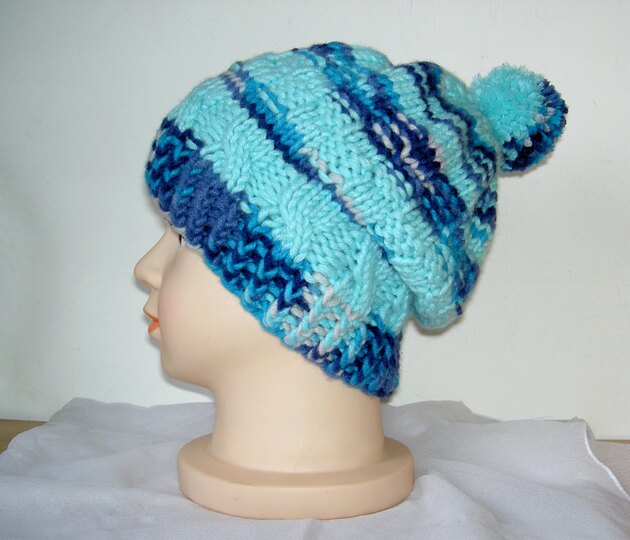 Strickanleitung Mütze Mustermix Gr. 52 - 56 