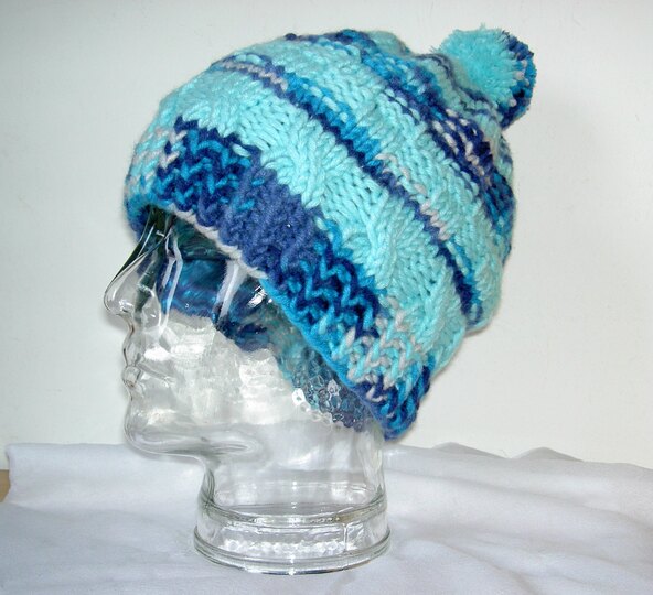 Strickanleitung Mütze Mustermix Gr. 52 - 56 