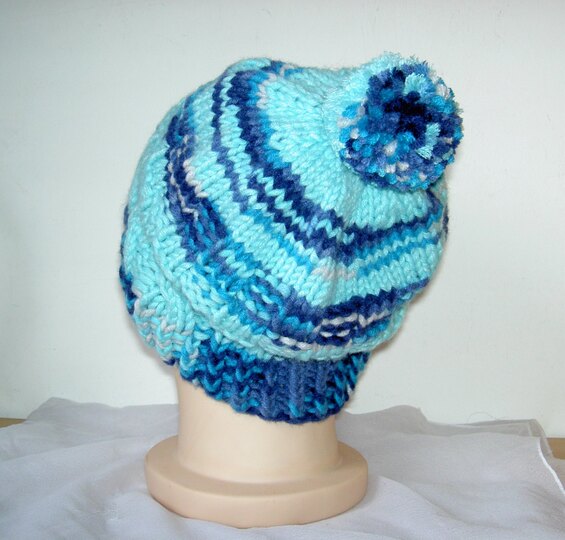 Strickanleitung Mütze Mustermix Gr. 52 - 56 