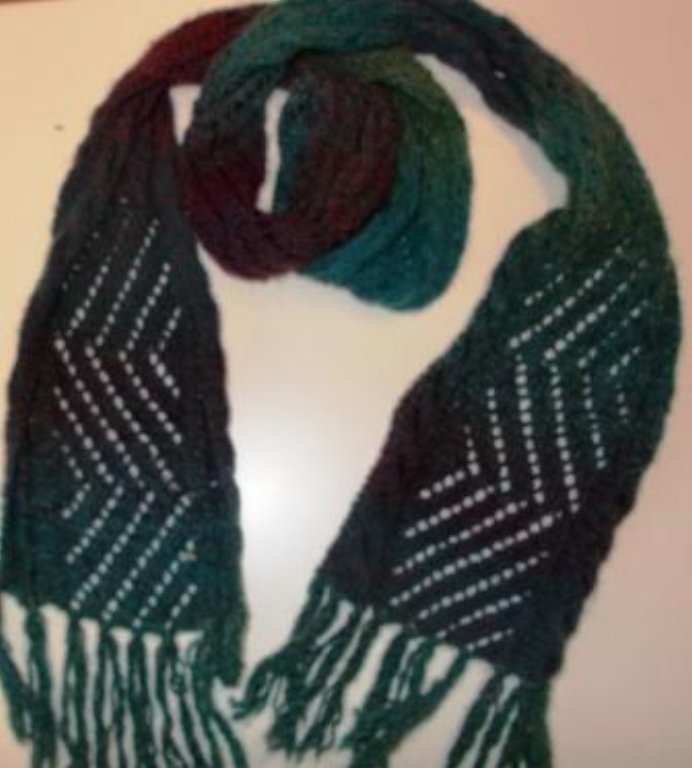 Strickanleitung "Leichter Herbstschal", ca. 190 cm x 20 cm