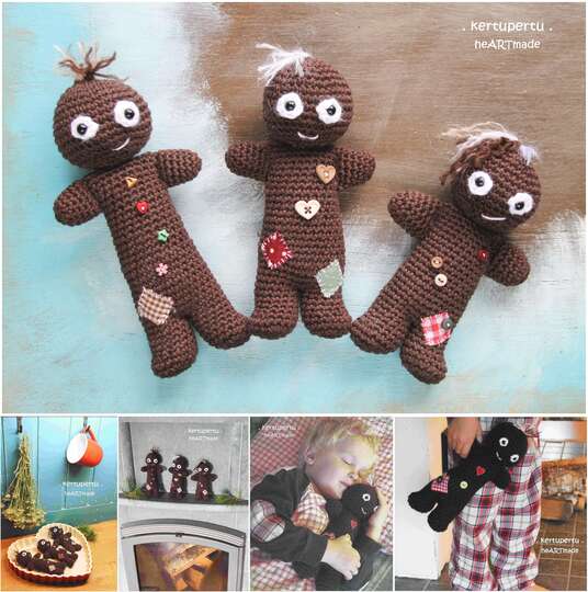 Lebkuchen / Häkelanleitung