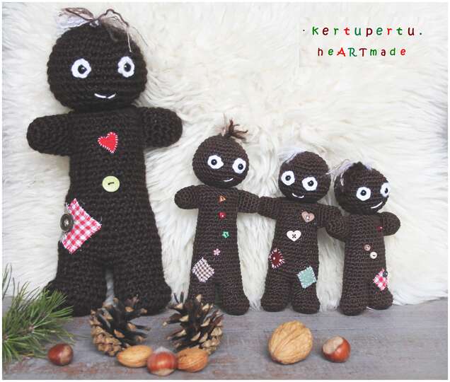 Lebkuchen / Häkelanleitung