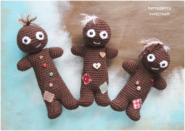 Lebkuchen / Häkelanleitung