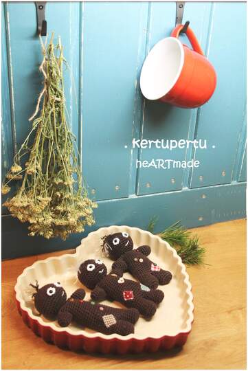 Lebkuchen / Häkelanleitung