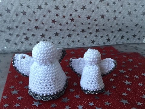 Häkelanleitung Engelchen "klein" und "groß"